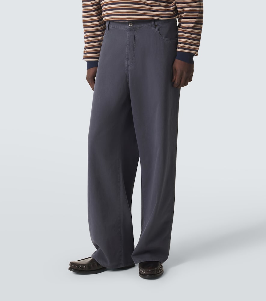  Miu Miu Miu Miu Bestickte Wide-leg Jeans 