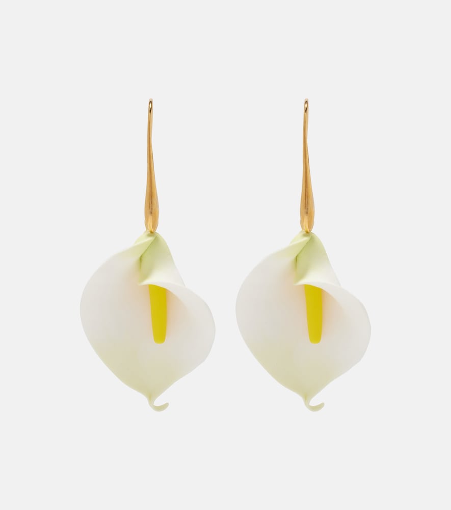Jennifer Behr Alexia floral drop earrings