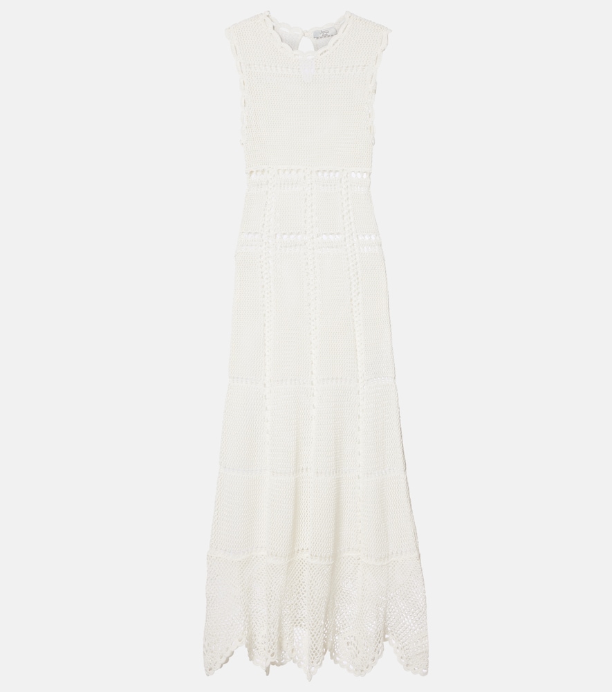 Erdem Crochet cotton midi dress
