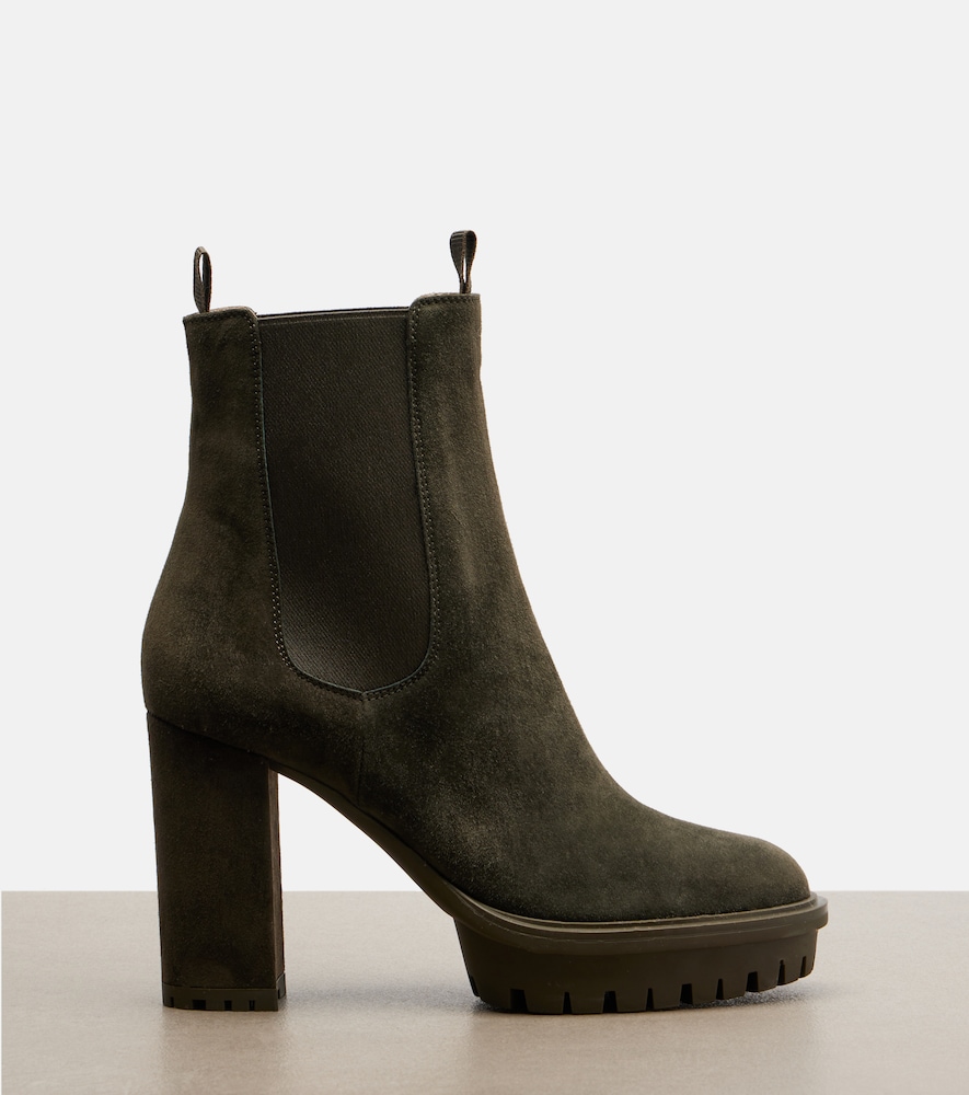  Gianvito Rossi Gianvito Rossi Ankle Boots Barry Aus Veloursleder 