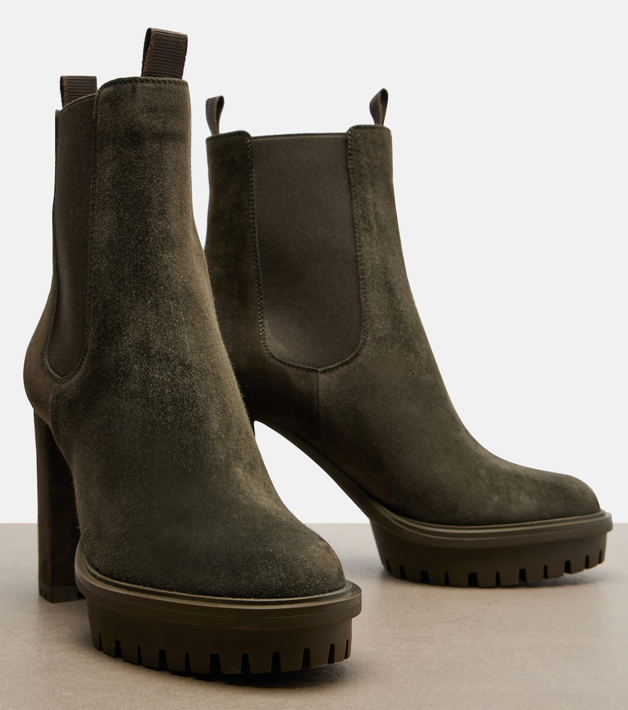  Gianvito Rossi Gianvito Rossi Ankle Boots Barry Aus Veloursleder 