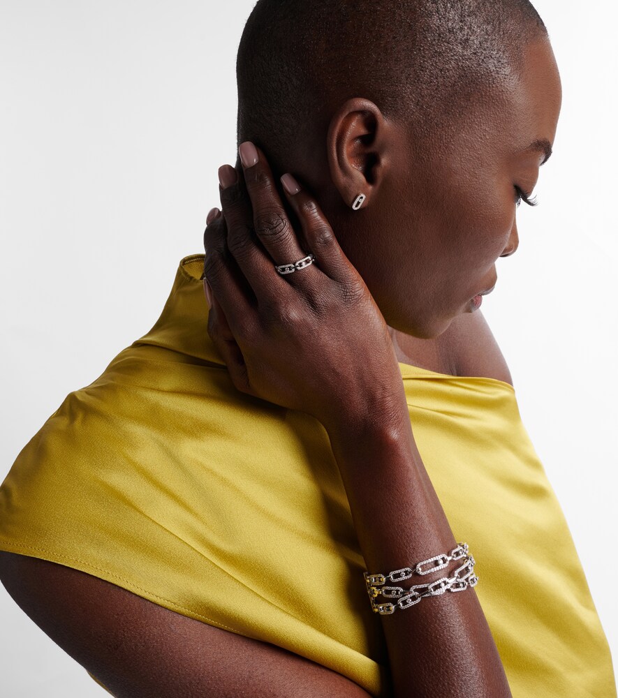  Messika Messika Ohrringe Move Uno Aus 18kt Weißgold Mit Diamanten 