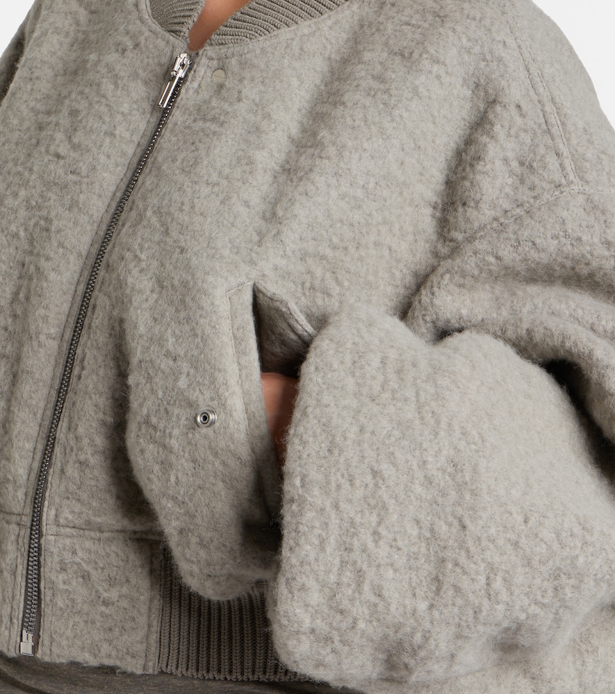 Secchia Alpaca And Wool-Blend Bomber Jacket