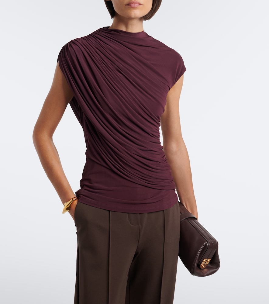 Khari Draped Jersey Top
