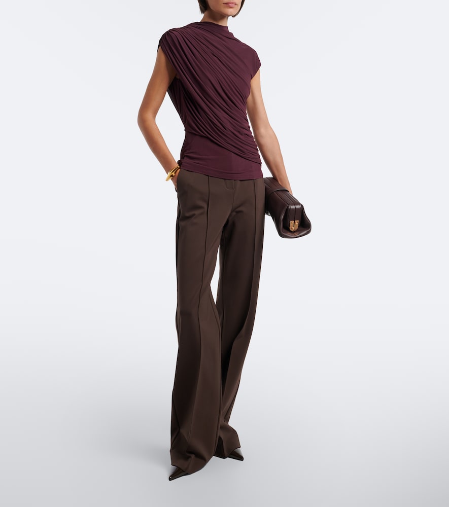 Khari Draped Jersey Top