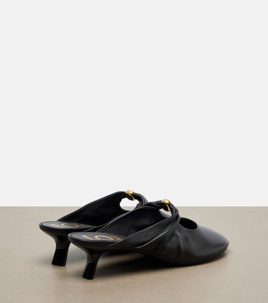  Loewe Loewe Pebble Soft Leather Mules 
