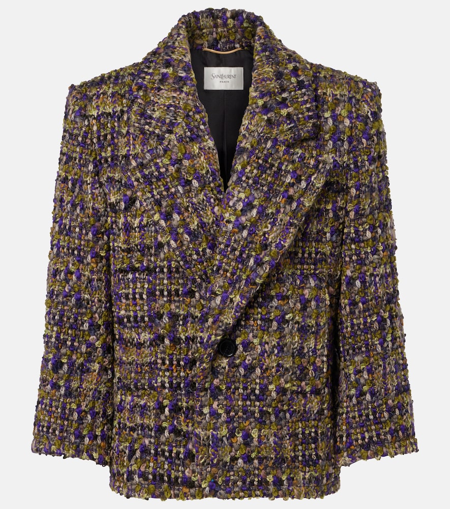 Saint Laurent Wool-blend tweed jacket | Thumbnail 7 Saint Laurent Wool-blend tweed jacket | Thumbnail 7
