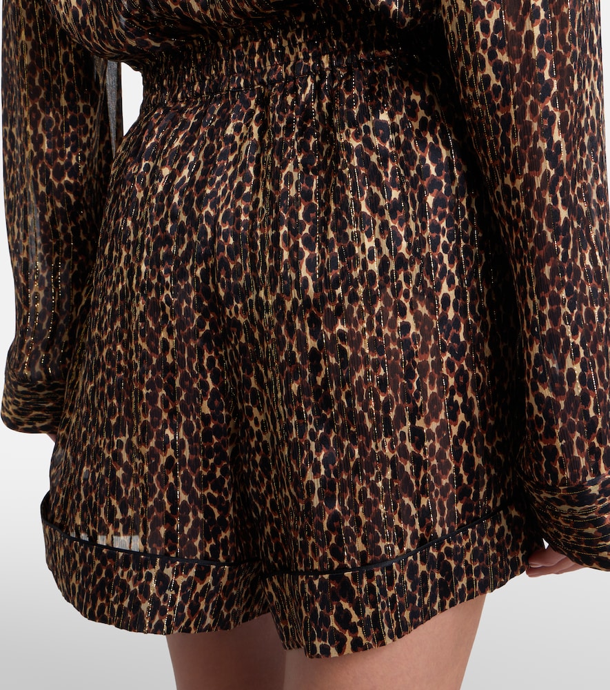  Saint Laurent Saint Laurent Shorts Aus Seide 