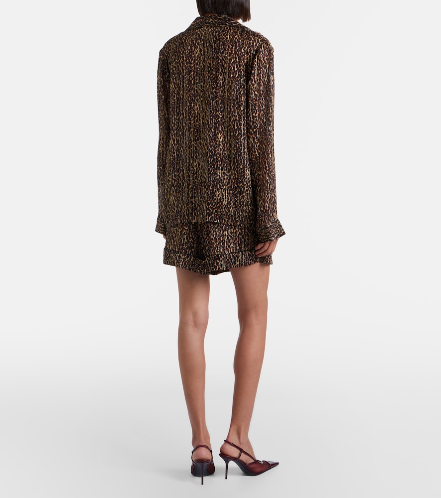  Saint Laurent Saint Laurent Shorts Aus Seide 