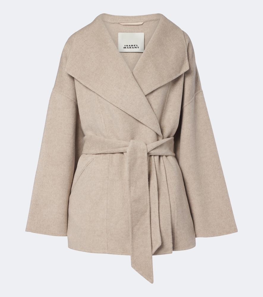 Isabel Marant Manteau portefeuille Ceaton en laine et cachemire 1090 €