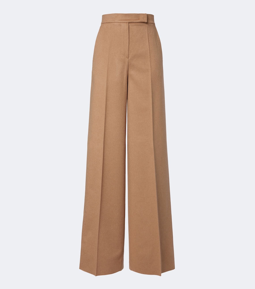 Max Mara Camel hair wide-leg pants