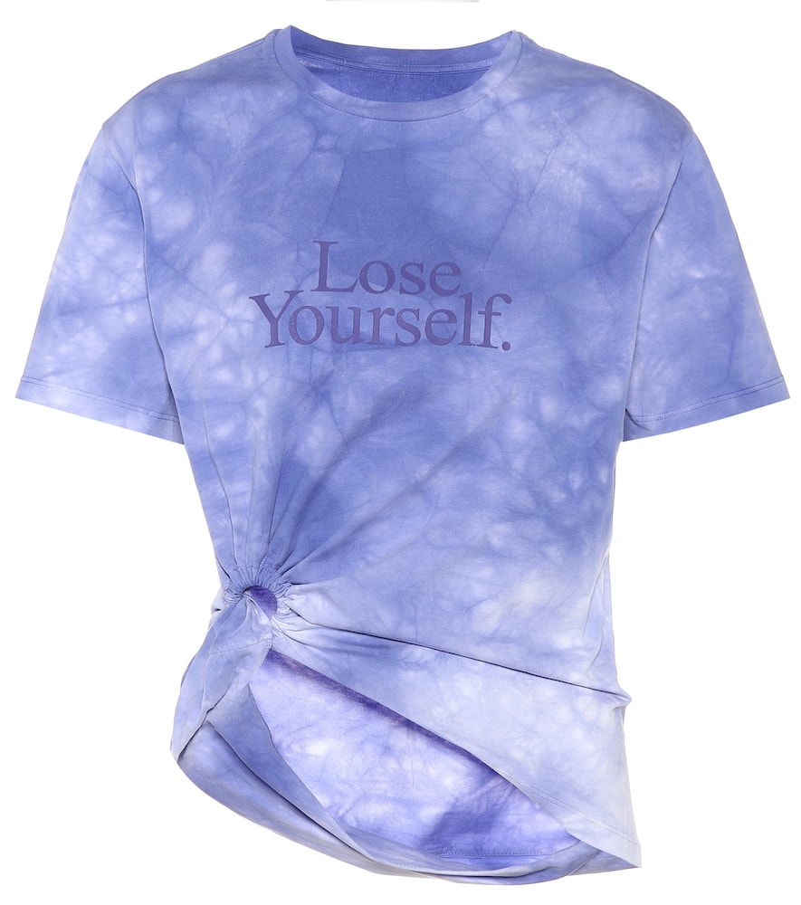 Paco Rabanne T-shirts PRINTED TIE DYE T-SHIRT