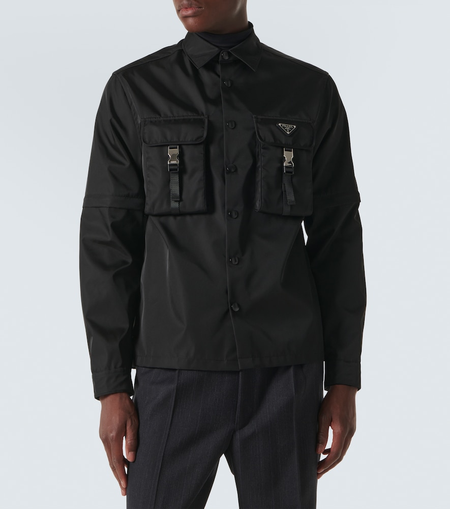  Prada Prada Hemdjacke Aus Re-nylon 