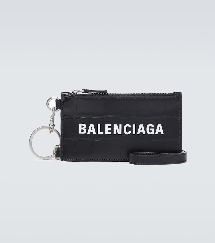 Balenciaga Cash card case on keyring