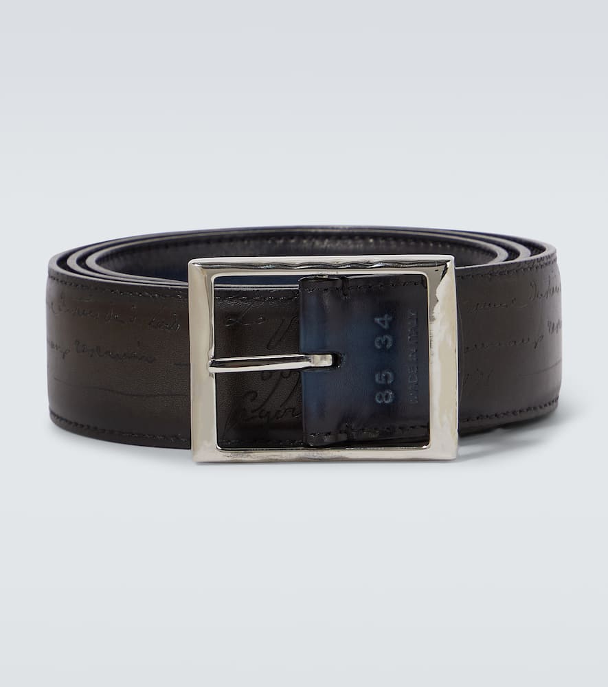 Berluti Classic Scritto reversible leather belt