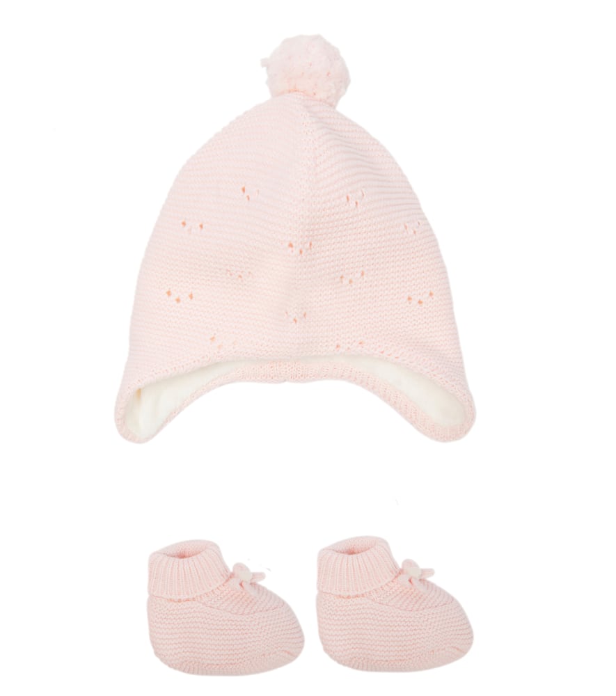 Tartine et Chocolat Baby cotton-blend hat and socks set
