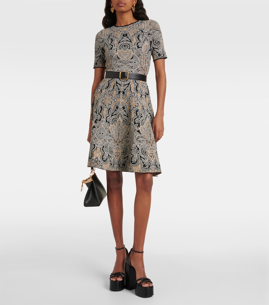 Etro Paisley printed minidress