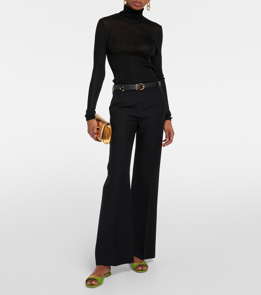 Tom Ford Whitney snake-effect leather slides