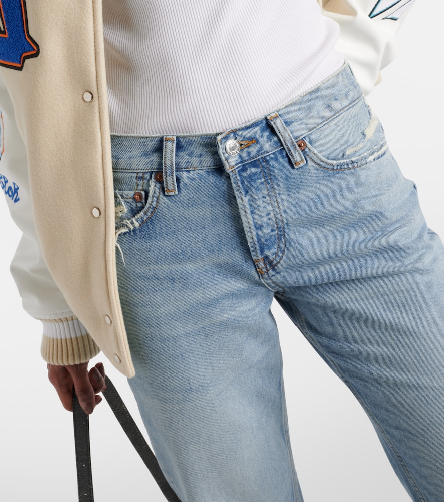  Re/done Re/done Mid-rise Straight Jeans Easy 