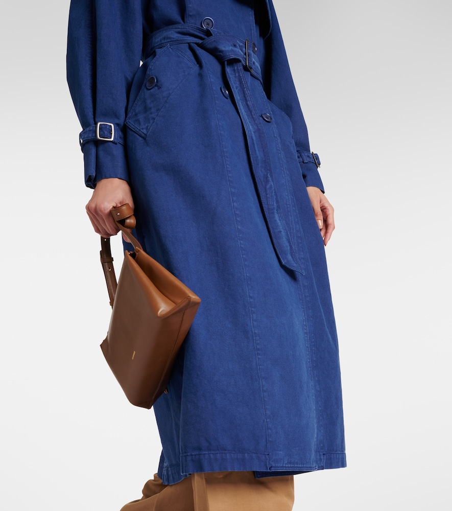  Max Mara Max Mara Calao Cotton Canvas Trench Coat 