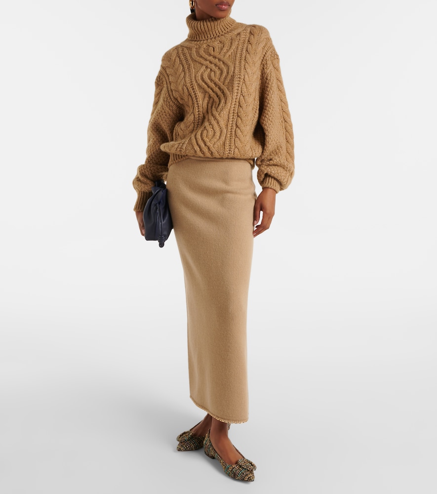 Gianvito Rossi Venezia bouclé ballet flats