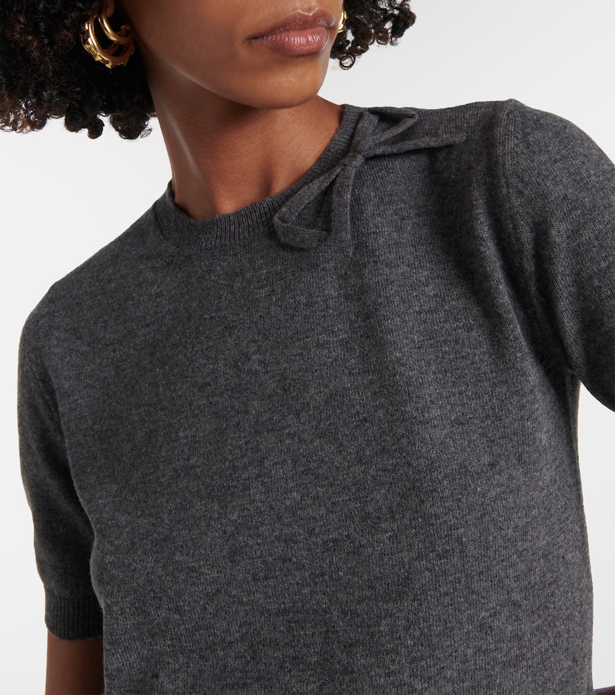 Valentino Garavani Woman Sweater Lead Size L Virgin Wool In Grau