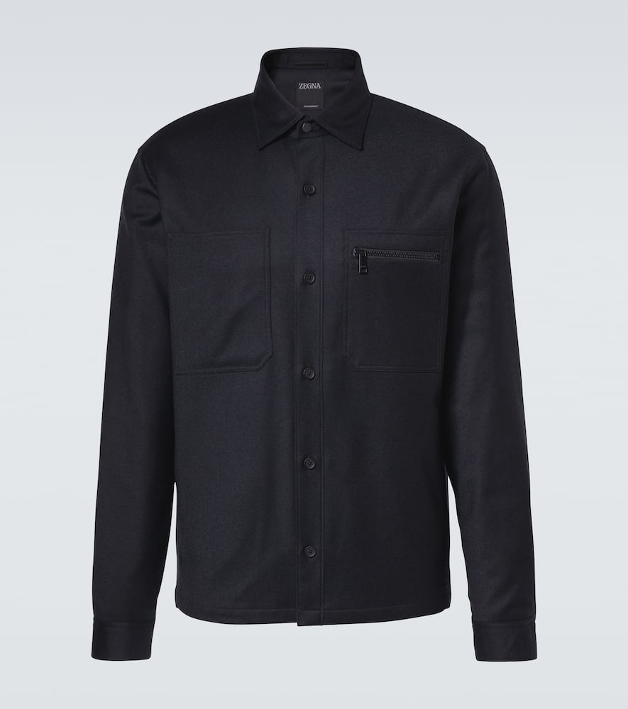 Wool overshirt