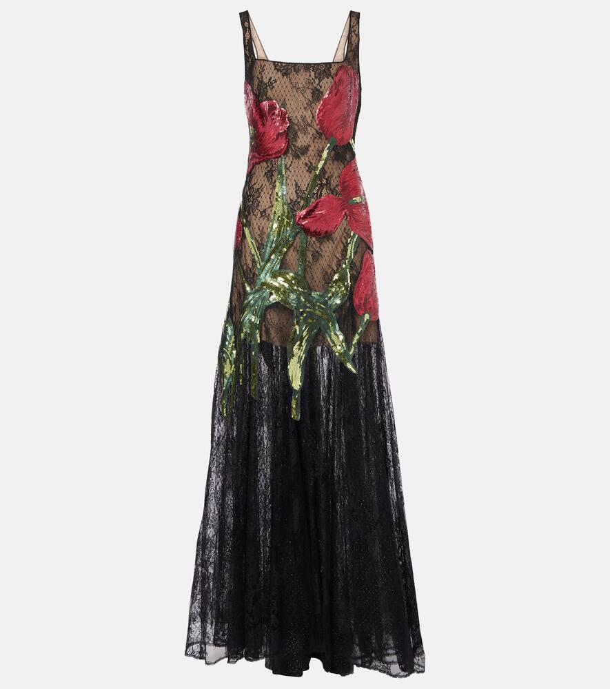 Costarellos Felice sequined gown