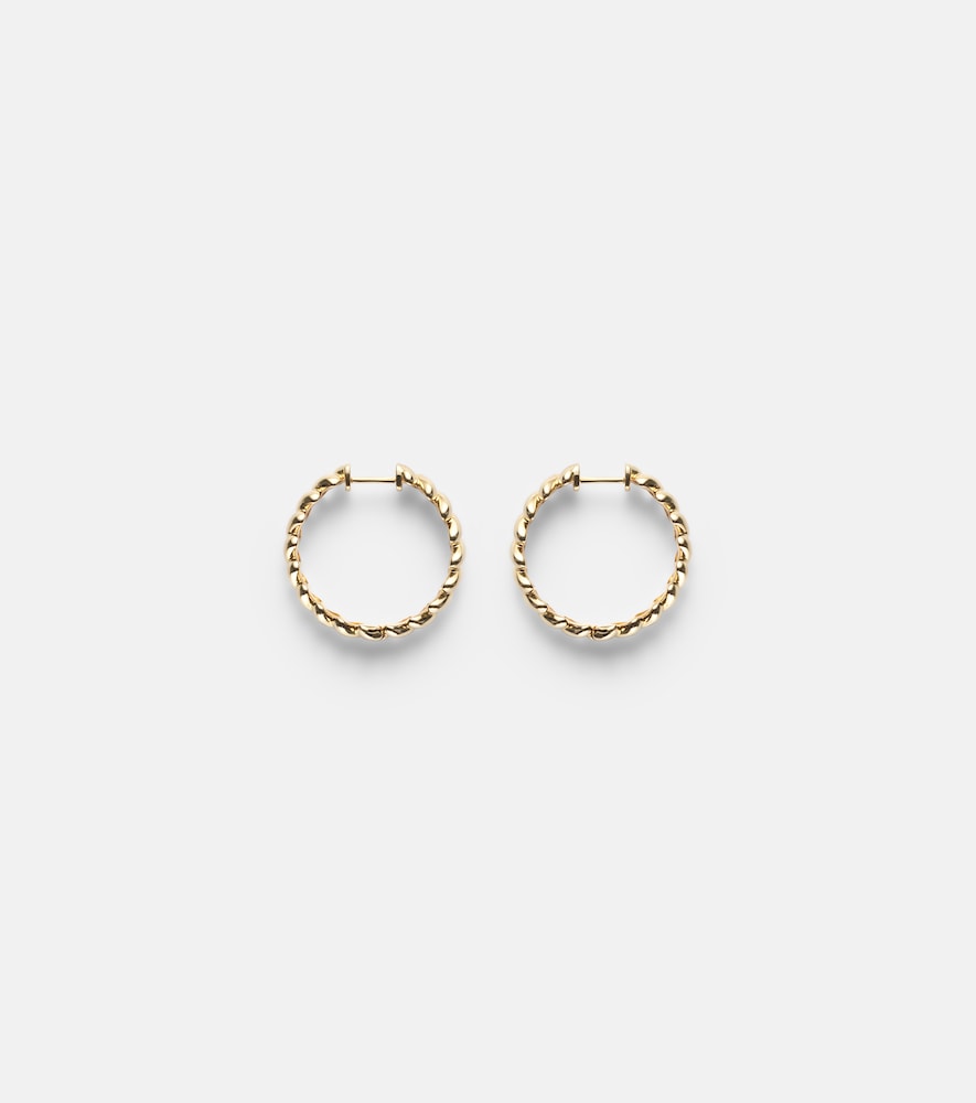 Coil 18Kt Gold Hoop Earrings
