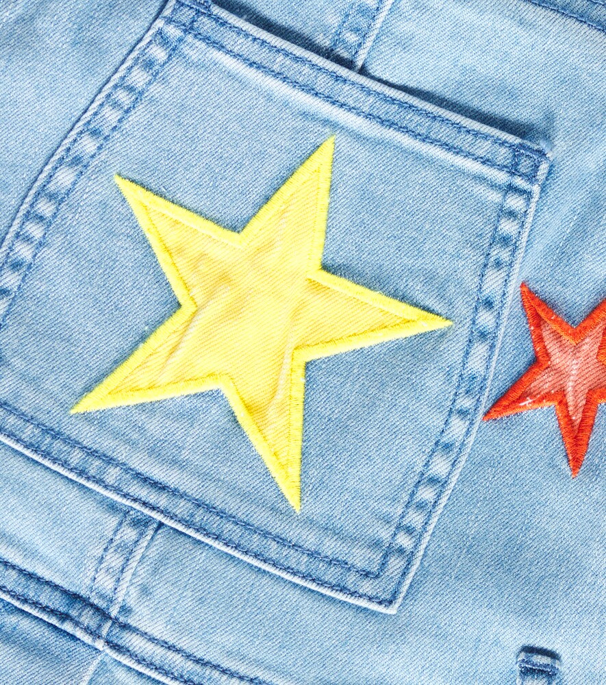  Stella Mccartney Kids Stella Mccartney Kids Bestickte Latzhose Aus Denim 