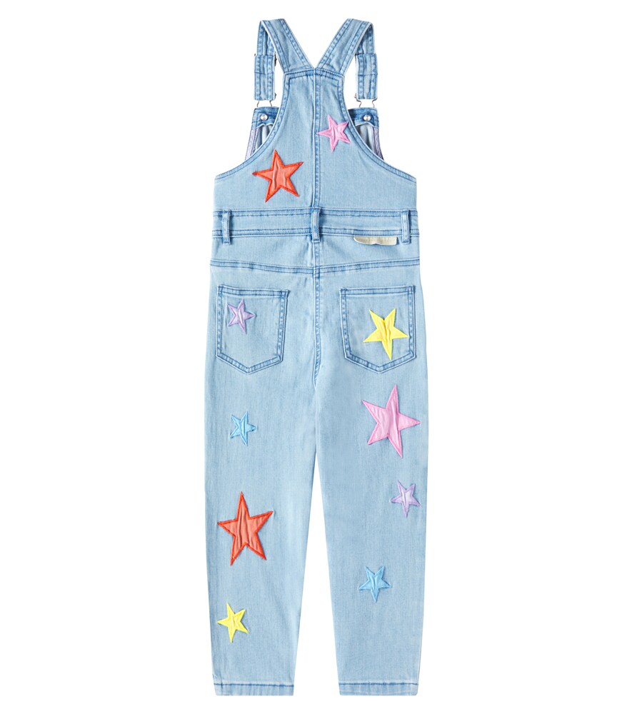  Stella Mccartney Kids Stella Mccartney Kids Bestickte Latzhose Aus Denim 