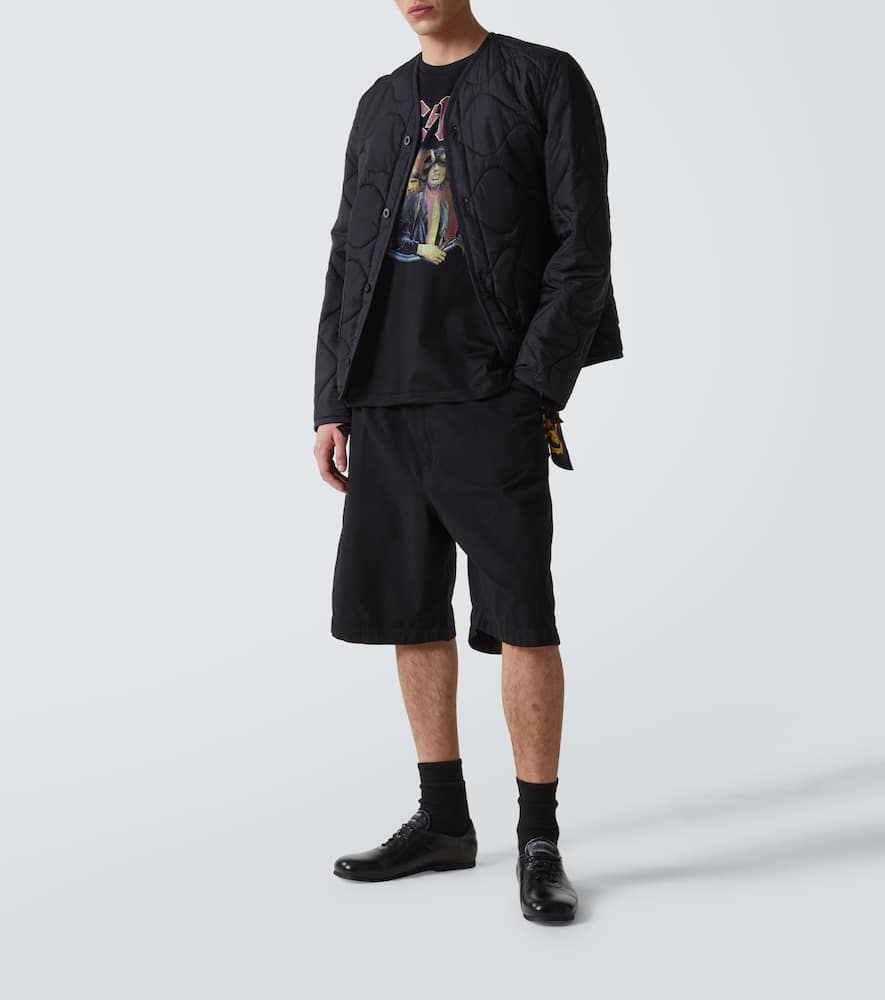 Junya Watanabe Acdc Printed T-shirt In Multicolor