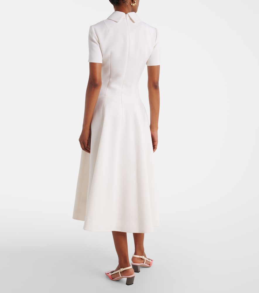  Emilia Wickstead Emilia Wickstead Midikleid Jody Aus Wolle 