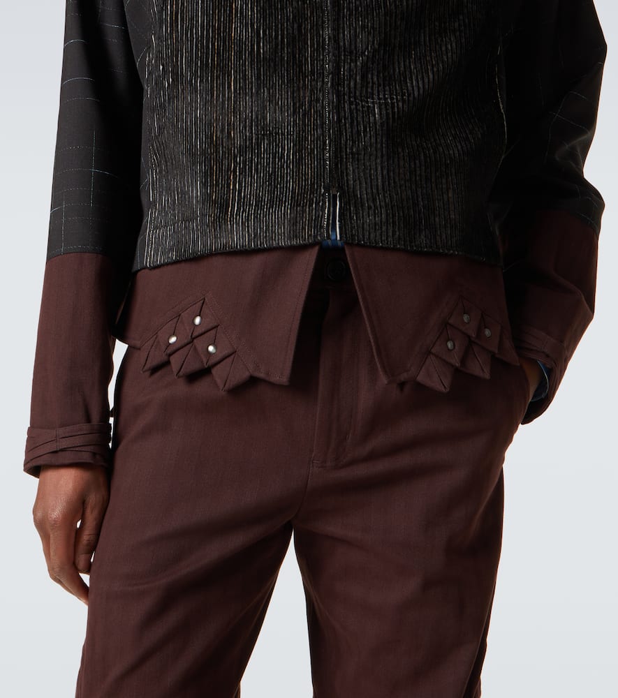 Kiko Kostadinov Estike Hooded Silk-blend Jacket In Black