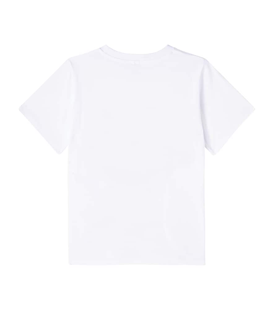 Stella Mccartney Printed Cotton Jersey T-shirt In White