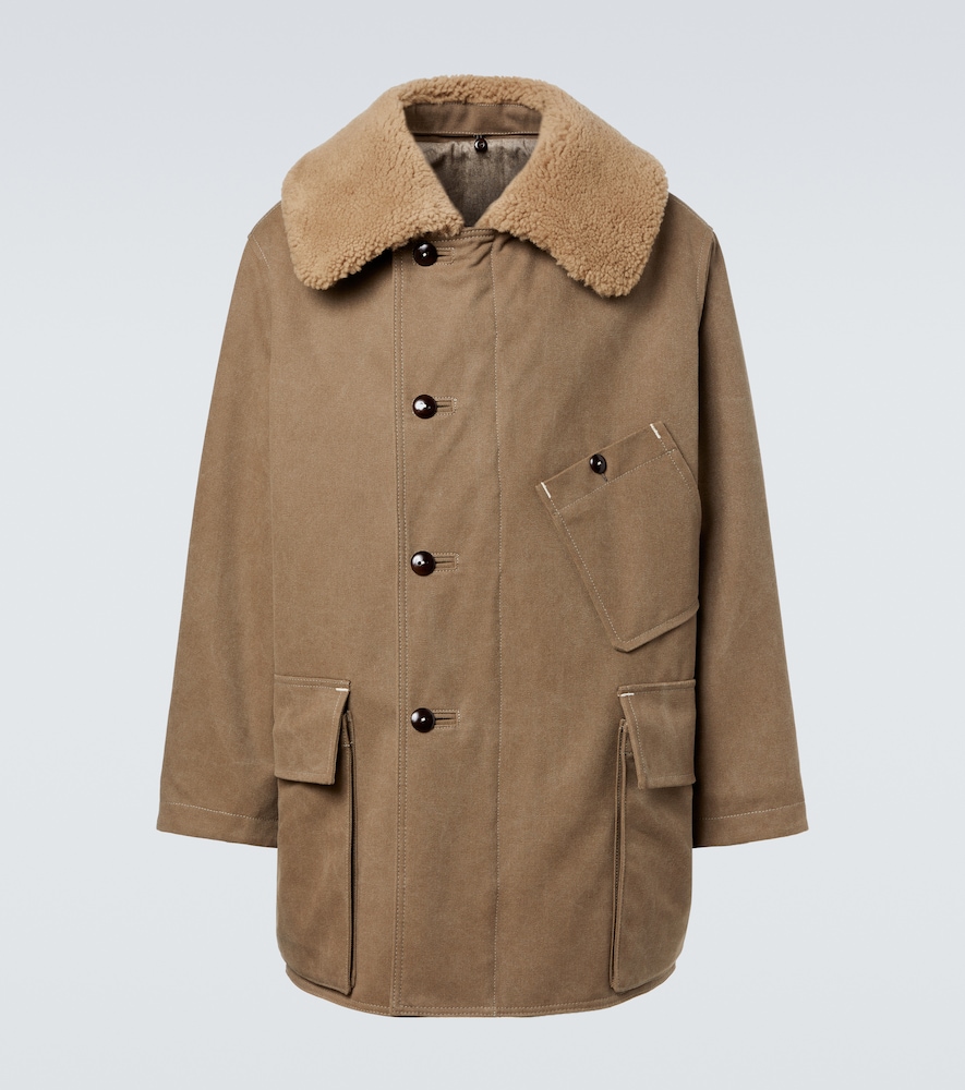 Lemaire Parka in canvas di misto cotone