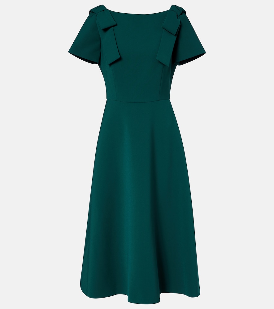 Carolina Herrera Bow-detail crêpe midi dress　Carolina Herrera リボンディテール クレープ ミディドレス Carolina