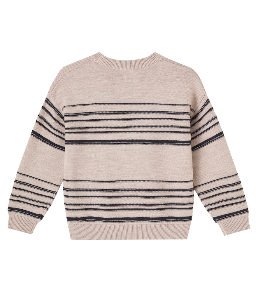  Wheat Wheat Pullover Flores Aus Wolle 