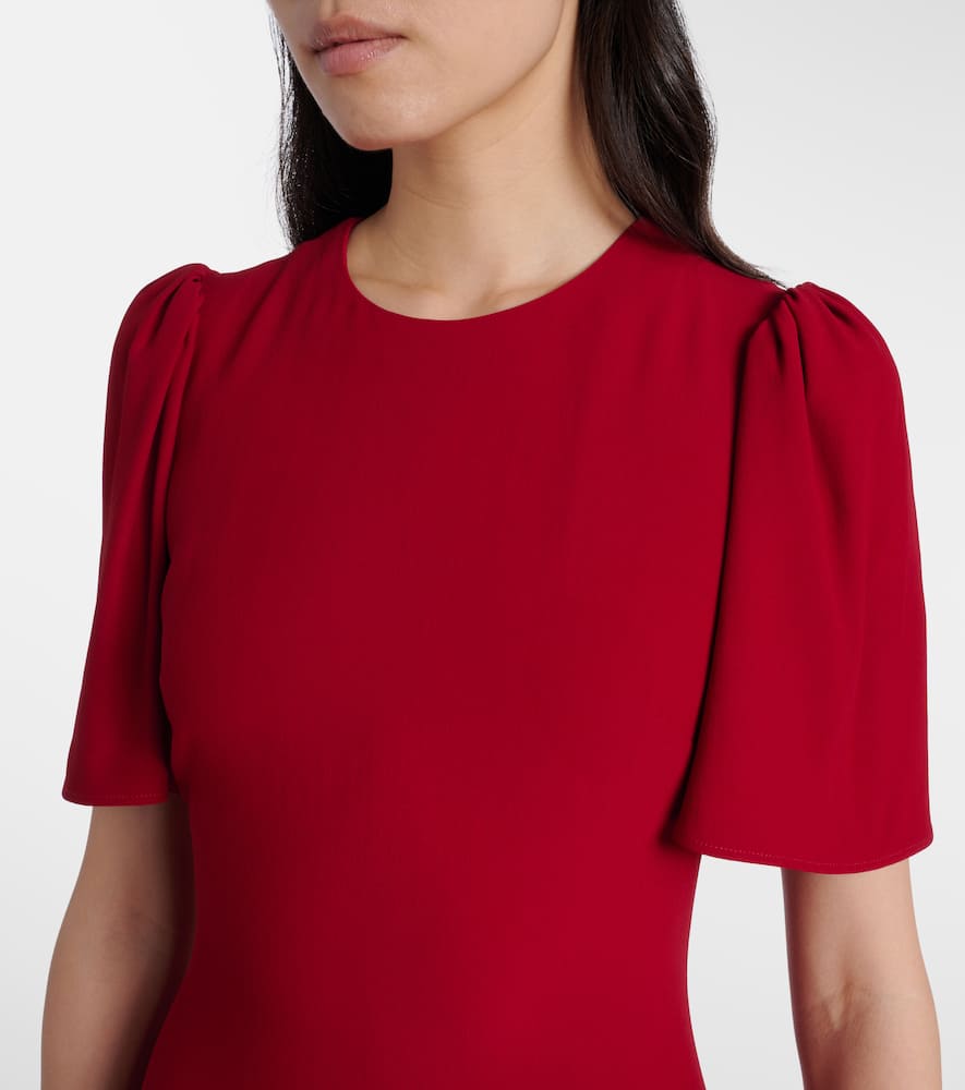 Alexander Mcqueen Midi Dress In Red