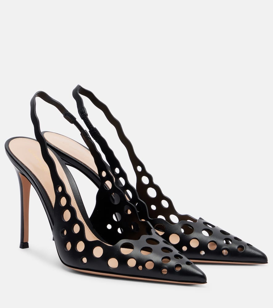 Pumps slingback 95 in pelle