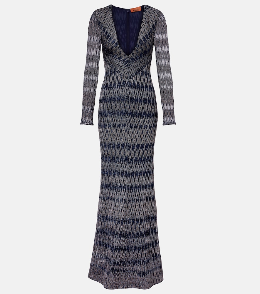 Missoni Women's Multicoloured Lame Maxi Dress UK Size 6 - Mytheresa