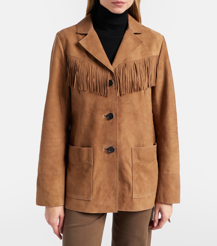  Rixo Rixo Fringed Suede Jacket 