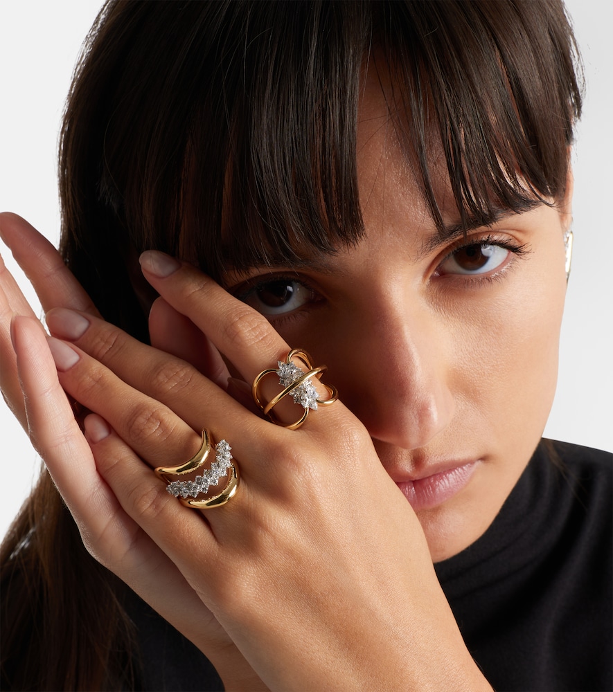 Yeprem Golden Strada 18kt gold ring with diamonds