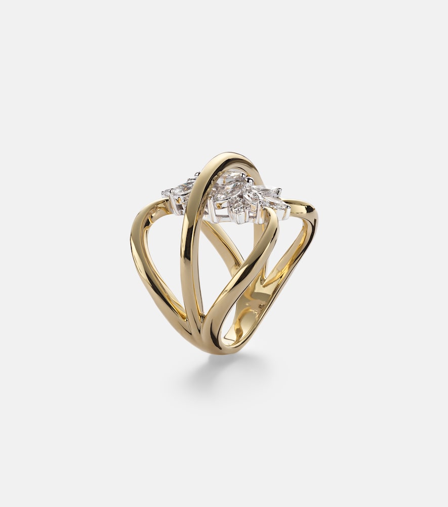  Yeprem Yeprem Ring Golden Strada Aus 18kt Gelbgold Mit Diamanten 