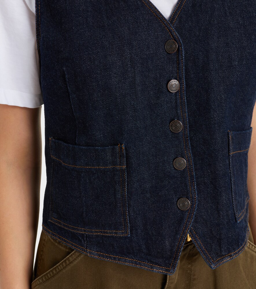  Frame Frame Gilet Di Jeans 