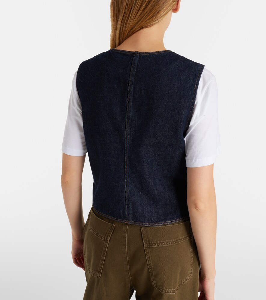  Frame Frame Gilet Di Jeans 