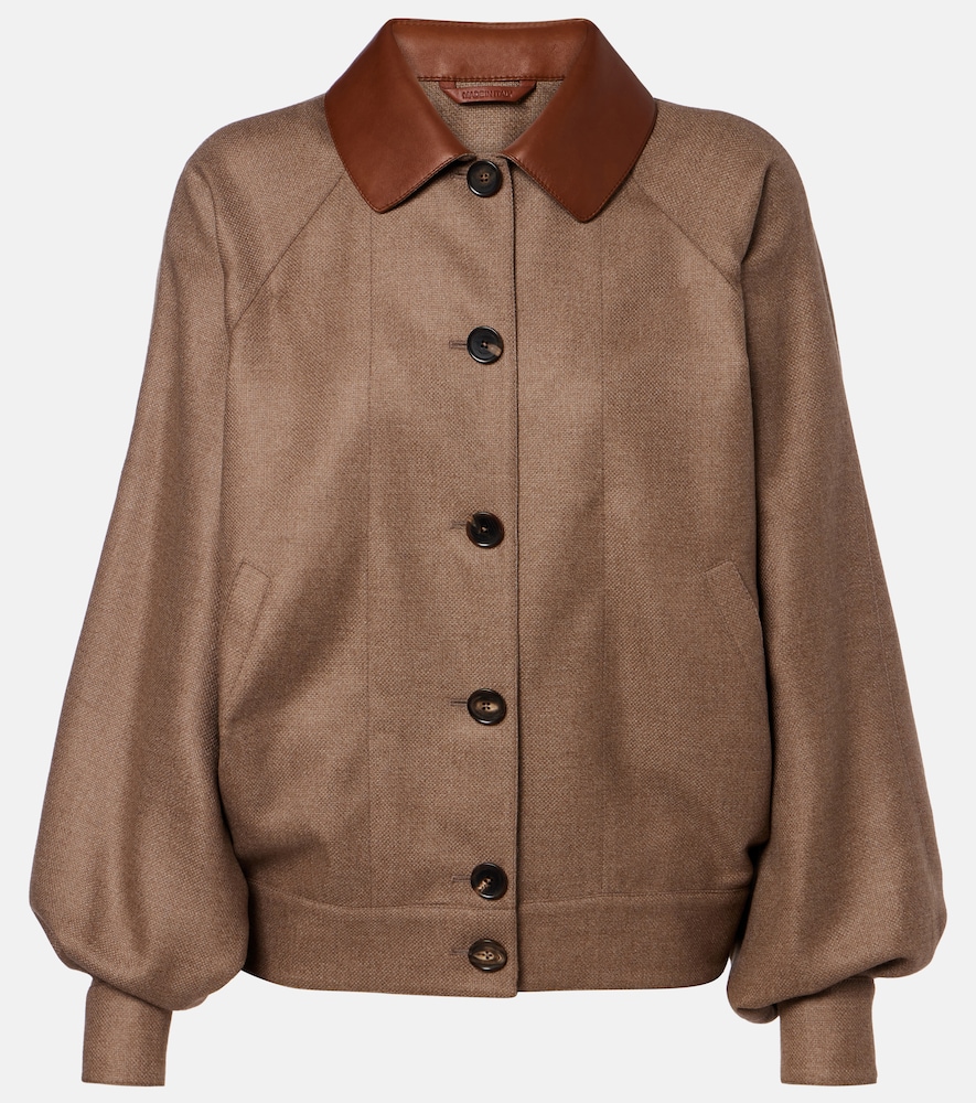 Loro Piana Loro Piana Kiefer cashmere and silk bomber jacket　ロロ ピアーナ キーファー カシミア＆シルク ボンバー ジャケット