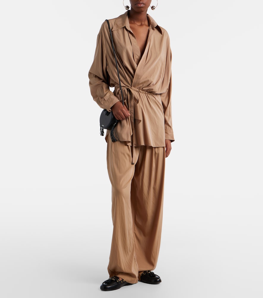  Isabel Marant Isabel Marant Wickel-top Keren Aus Satin 