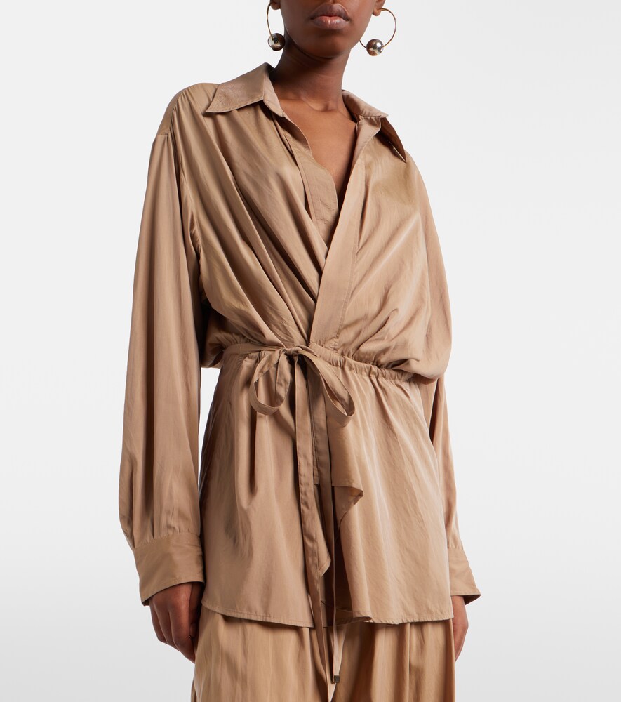  Isabel Marant Isabel Marant Wickel-top Keren Aus Satin 