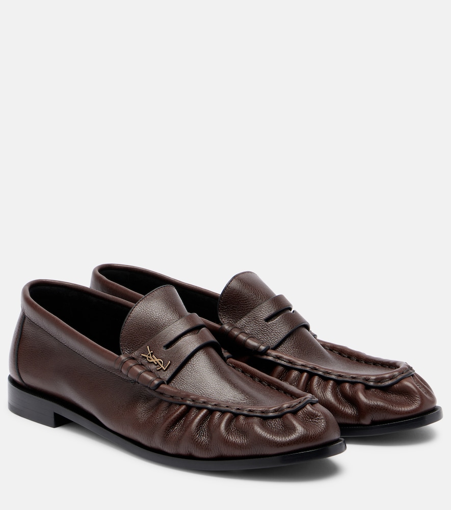 Saint Laurent Le Loafer leather penny loafers